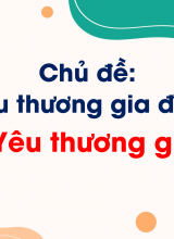 Bài 7 Yêu thương gia đình
